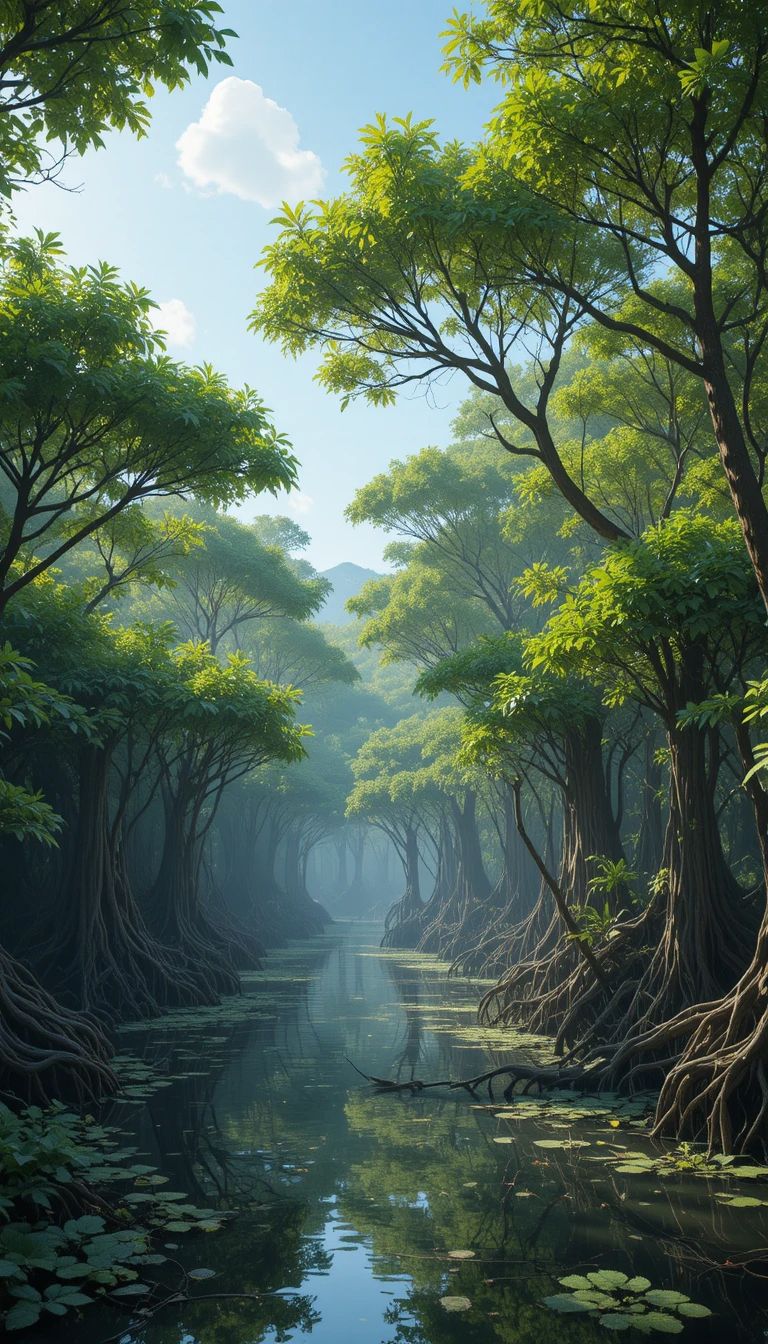 Międzynarodowy Dzień Ochrony Ekosystemu i Lasów Namorzynowych - orientacja pionowa. Darmowa dostawa.*