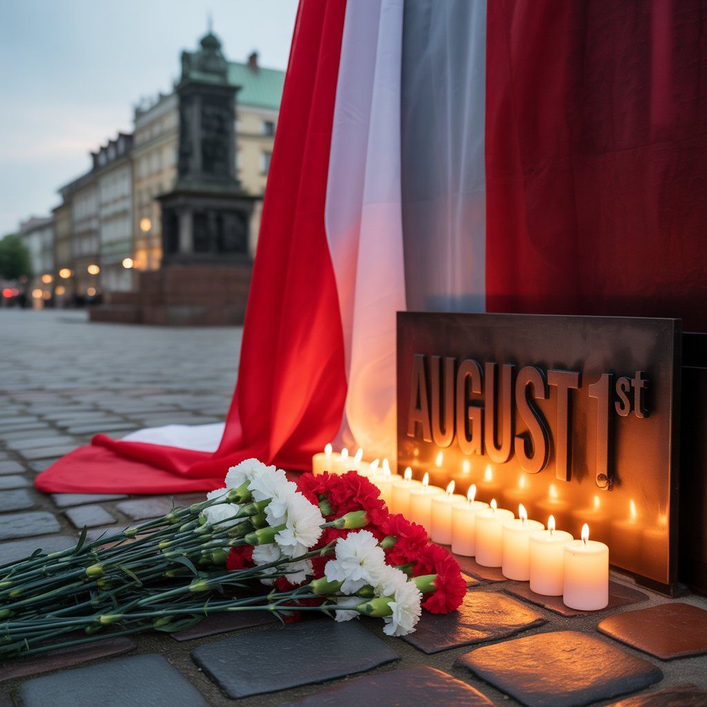 Narodowy Dzień Pamięci Powstania Warszawskiego - kwadrat. Darmowa dostawa.*