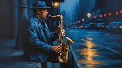 Dzień Bluesa - orientacja pozioma. Darmowa dostawa.*