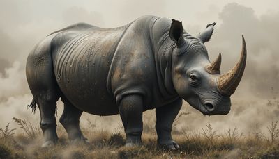 Światowy Dzień Nosorożca - orientacja pozioma. Darmowa dostawa.*