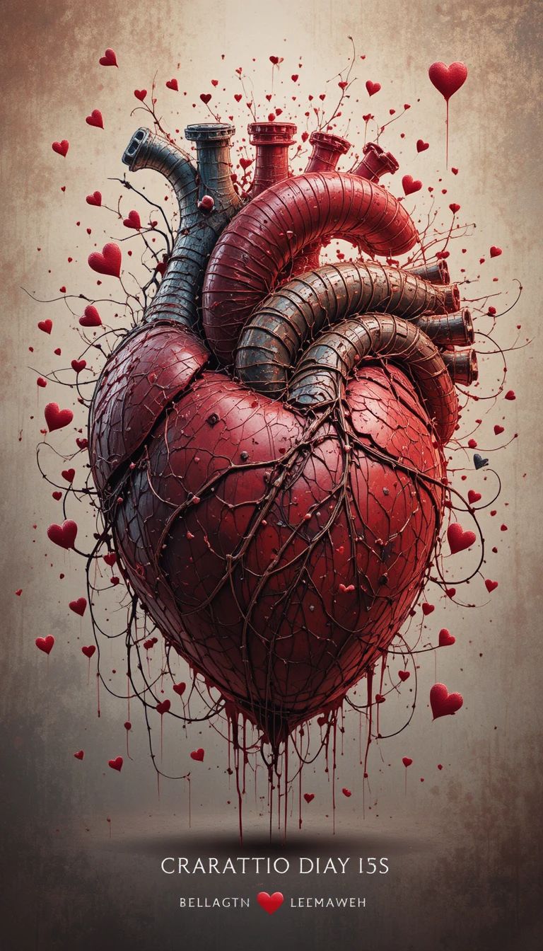 Światowy Dzień Serca - orientacja pionowa. Darmowa dostawa.*