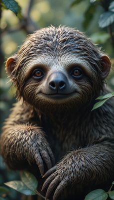 Międzynarodowy Dzień Leniwca - orientacja pionowa. Darmowa dostawa.*