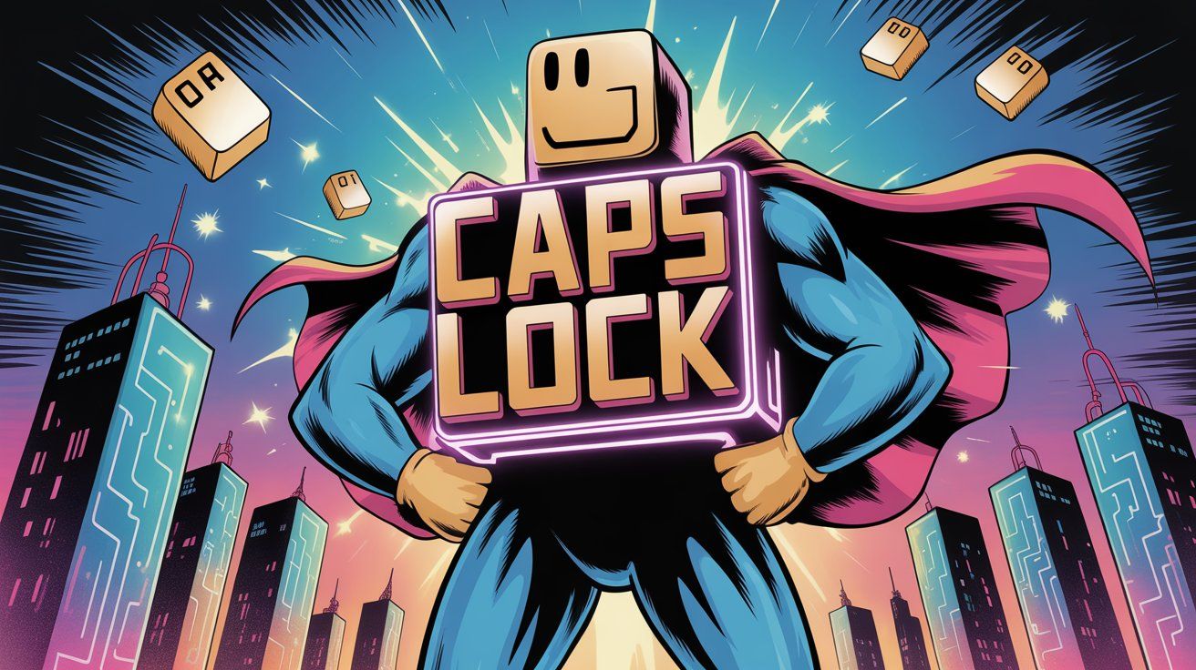 Dzień Caps Locka - orientacja pozioma. Darmowa dostawa.*