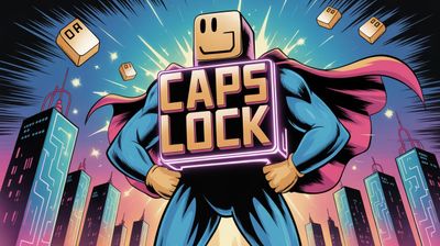 Dzień Caps Locka - orientacja pozioma. Darmowa dostawa.*