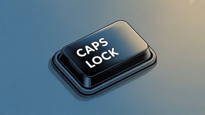 Dzień Caps Locka - orientacja pozioma. Darmowa dostawa.*