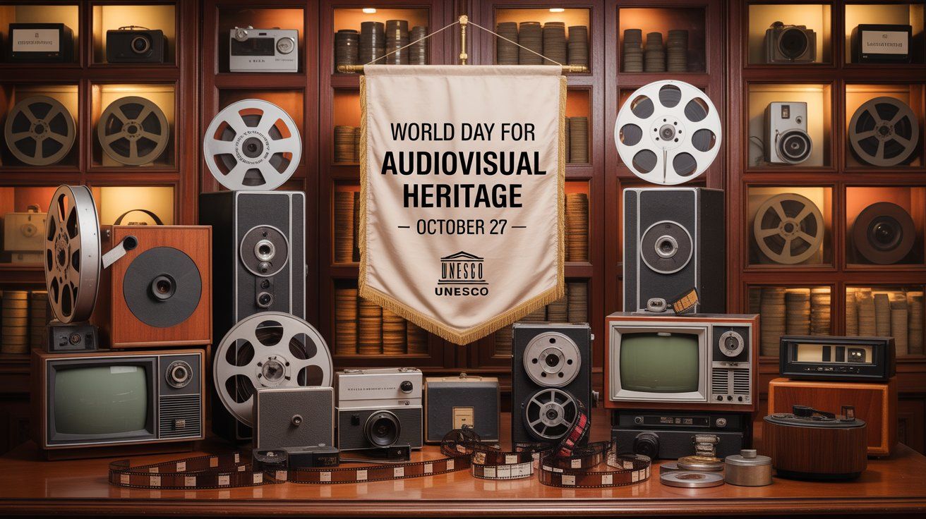 Światowy Dzień Dziedzictwa Audiowizualnego - orientacja pozioma. Darmowa dostawa.*