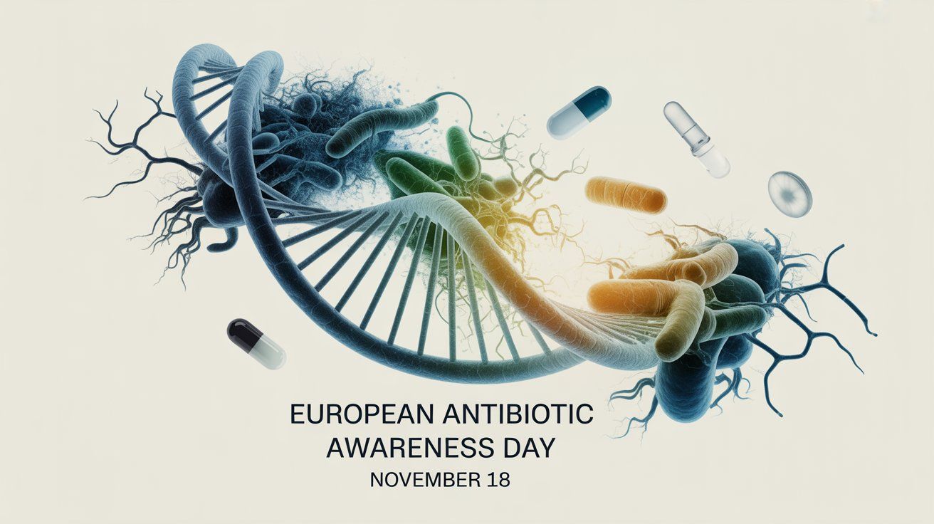 Europejski Dzień Wiedzy o Antybiotykach - orientacja pozioma. Darmowa dostawa.*