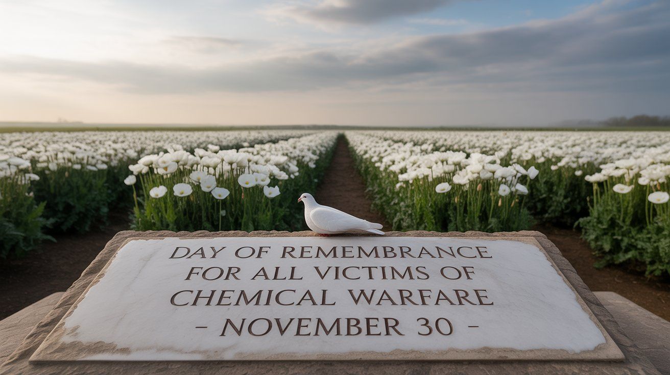 Dzień Pamięci Wszystkich Ofiar Wojen Chemicznych - orientacja pozioma. Darmowa dostawa.*