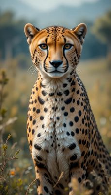 Międzynarodowy Dzień Geparda - orientacja pionowa. Darmowa dostawa.*