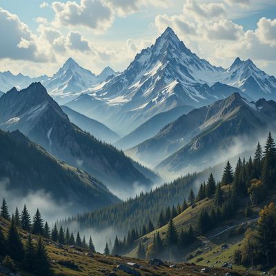 Międzynarodowy Dzień Terenów Górskich - kwadrat. Darmowa dostawa.*