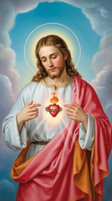 Styl sakralny - Serce Jezusa - orientacja pionowa. Darmowa dostawa.*