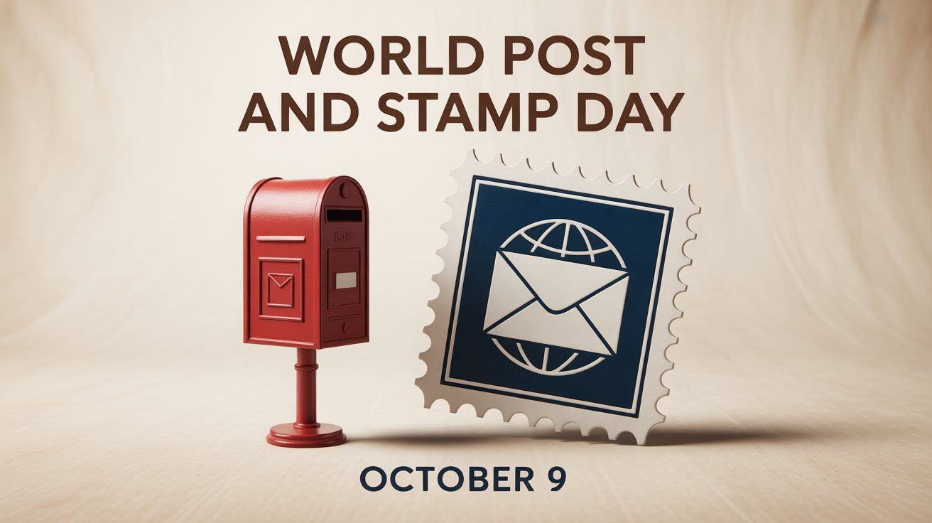 Światowy Dzień Poczty i Znaczka Pocztowego - orientacja pozioma. Darmowa dostawa.*