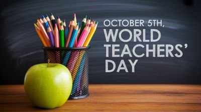 Światowy Dzień Nauczyciela - orientacja pozioma. Darmowa dostawa.*