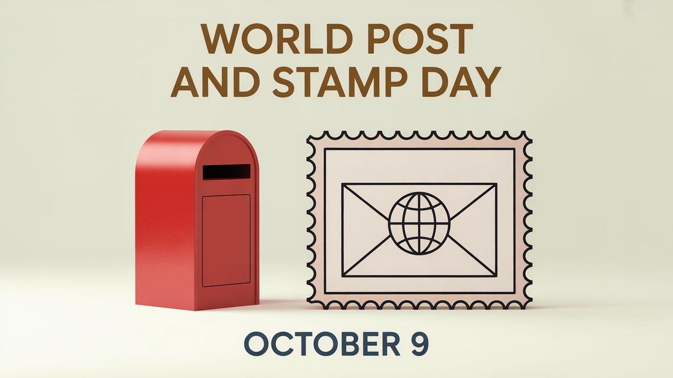 Światowy Dzień Poczty i Znaczka Pocztowego - orientacja pozioma. Darmowa dostawa.*