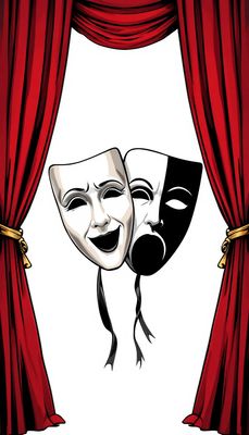 Międzynarodowy Dzień Teatru - orientacja pionowa. Darmowa dostawa.*