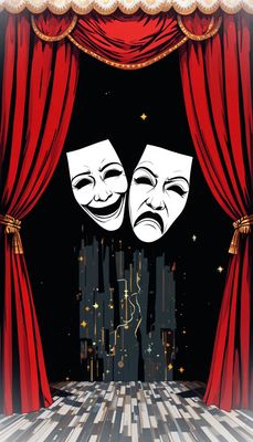 Międzynarodowy Dzień Teatru - orientacja pionowa. Darmowa dostawa.*