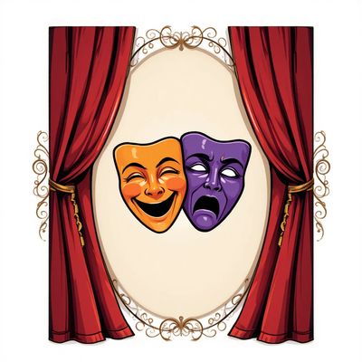 Międzynarodowy Dzień Teatru - kwadrat. Darmowa dostawa.*