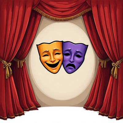 Międzynarodowy Dzień Teatru - kwadrat. Darmowa dostawa.*