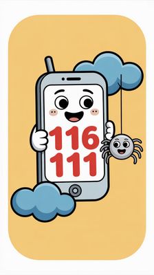 Międzynarodowy Dzień Telefonów Zaufania dla Dzieci - orientacja pionowa. Darmowa dostawa.*