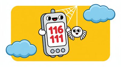 Międzynarodowy Dzień Telefonów Zaufania dla Dzieci - orientacja pozioma. Darmowa dostawa.*