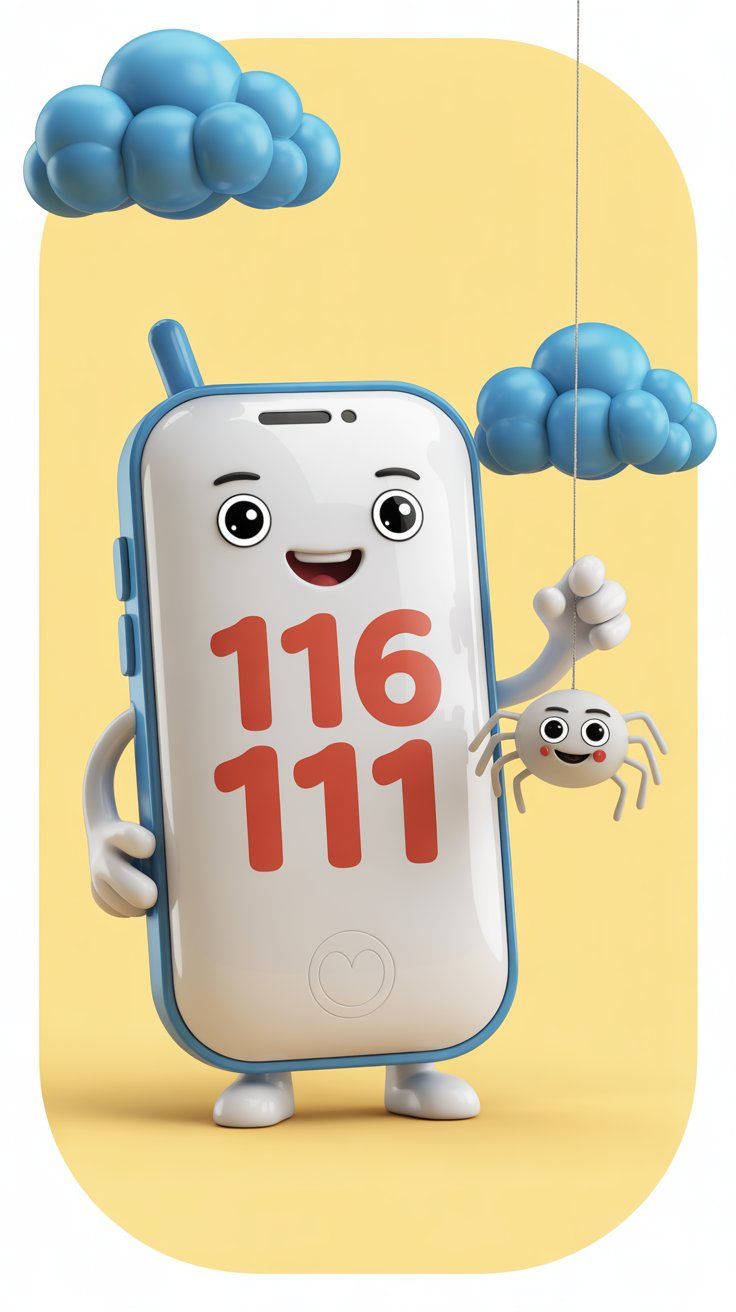 Międzynarodowy Dzień Telefonów Zaufania dla Dzieci - orientacja pionowa. Darmowa dostawa.*