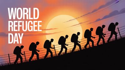 Światowy Dzień Uchodźcy - orientacja pozioma. Darmowa dostawa.*