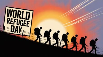 Światowy Dzień Uchodźcy - orientacja pozioma. Darmowa dostawa.*