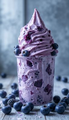 Dzień Lodów Jagodowych - orientacja pionowa. Darmowa dostawa.*