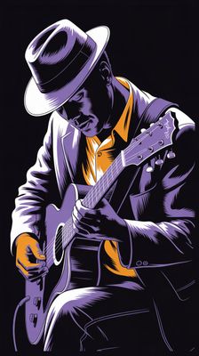 Dzień Bluesa - orientacja pionowa. Darmowa dostawa.*