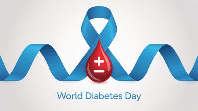 Światowy Dzień Cukrzycy - orientacja pozioma. Darmowa dostawa.*