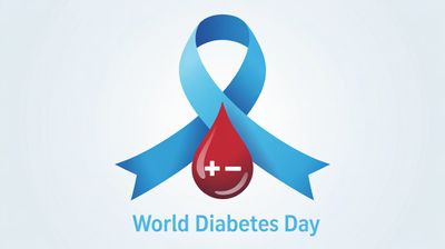 Światowy Dzień Cukrzycy - orientacja pozioma. Darmowa dostawa.*