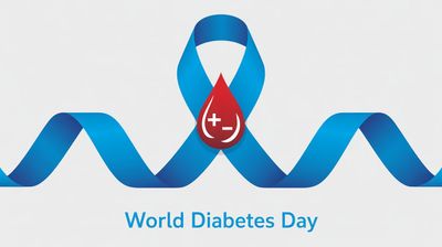 Światowy Dzień Cukrzycy - orientacja pozioma. Darmowa dostawa.*