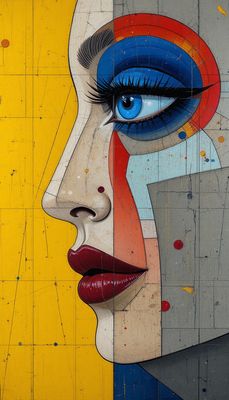 Styl abstrakcyjny - orientacja pionowa. Darmowa dostawa.*