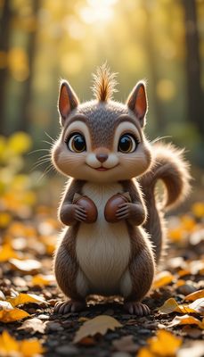 Dzień Wiewiórki - orientacja pionowa. Darmowa dostawa.*