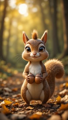 Dzień Wiewiórki - orientacja pionowa. Darmowa dostawa.*