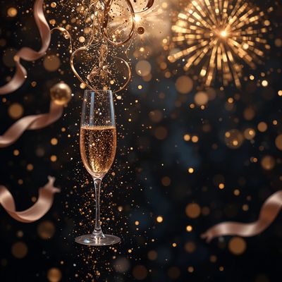 Nowy Rok - kwadrat. Darmowa dostawa.*