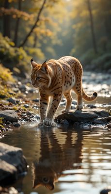 Międzynarodowy Dzień Rysia - orientacja pionowa. Darmowa dostawa.*