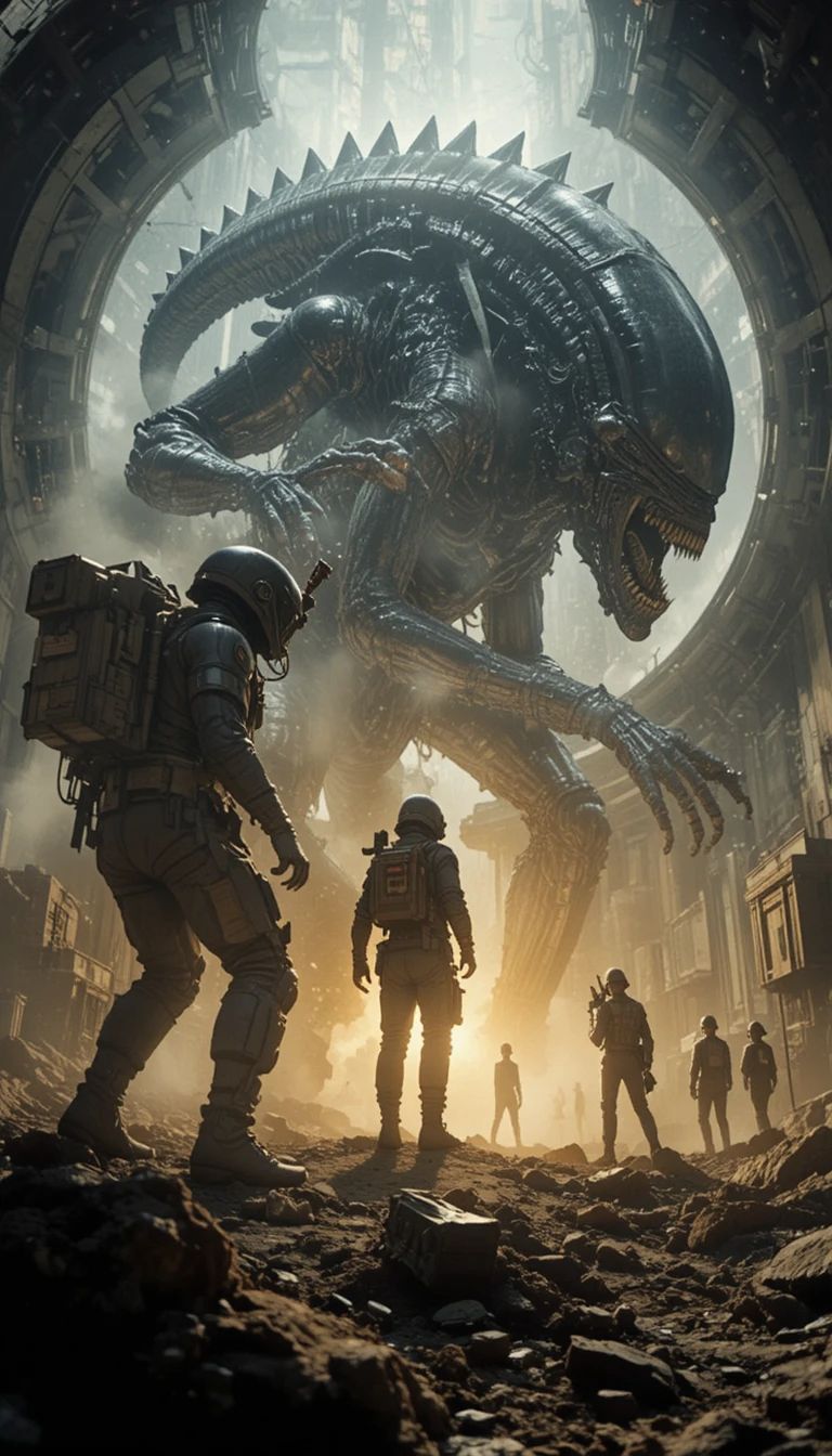 Styl filmowy - Alien - orientacja pionowa. Darmowa dostawa.*