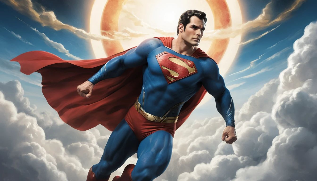 Styl filmowy - Superman - orientacja pozioma. Darmowa dostawa.*