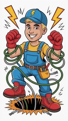 Międzynarodowy Dzień Elektryka - orientacja pionowa. Darmowa dostawa.*