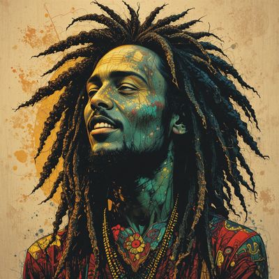 Międzynarodowy Dzień Reggae - kwadrat. Darmowa dostawa.*
