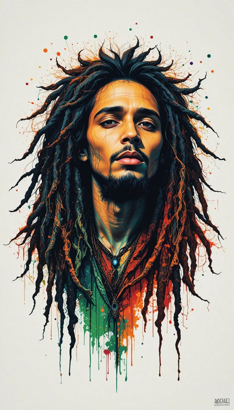 Międzynarodowy Dzień Reggae - orientacja pionowa. Darmowa dostawa.*
