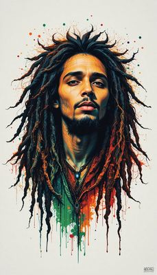 Międzynarodowy Dzień Reggae - orientacja pionowa. Darmowa dostawa.*