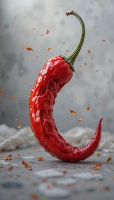 Dzień Czerwonej Ostrej Papryczki Chili - orientacja pionowa. Darmowa dostawa.*