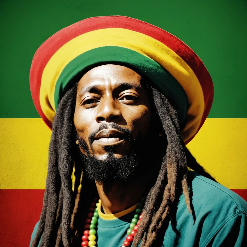 Międzynarodowy Dzień Reggae - kwadrat. Darmowa dostawa.*