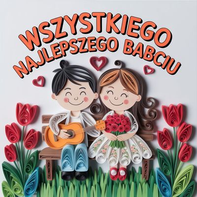 Dzień Babci - kwadrat. Darmowa dostawa.*