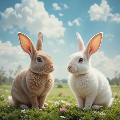 Światowy Dzień Królika - kwadrat. Darmowa dostawa.*