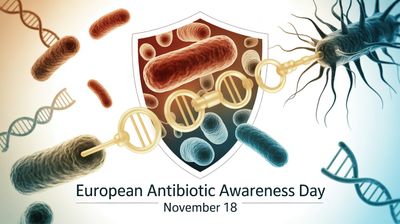 Europejski Dzień Wiedzy o Antybiotykach - orientacja pozioma. Darmowa dostawa.*