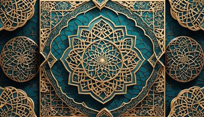 Międzynarodowy Dzień Sztuki Islamu - orientacja pozioma. Darmowa dostawa.*