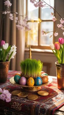 Międzynarodowy Dzień Nowruz - orientacja pionowa. Darmowa dostawa.*